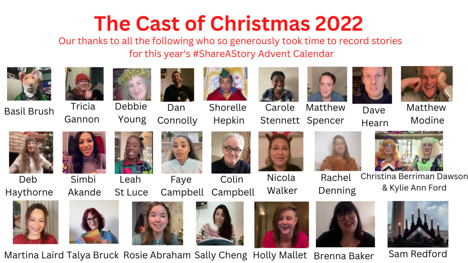 Cast Of The Advent Calendar 