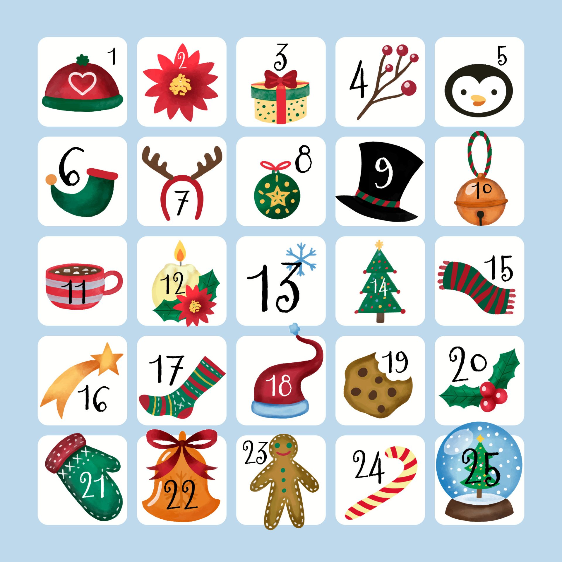 Advent Calendar 2024 2000x2000